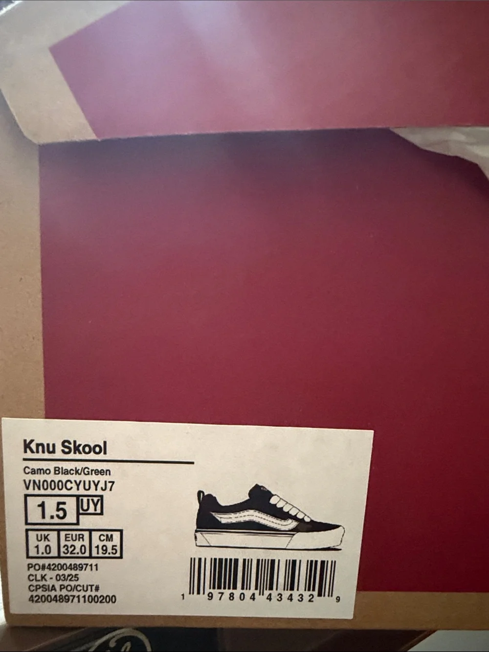 Vans Kids Knu School Camo